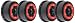 4 Pro-Line Split Six 2.2"/3.0" Bead-Loc Wheels for Traxxas Slash 2WD 4WD 2715-04