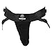 SpareParts Deuce Male (double strap) Harness - Black Size A, - Belt 20