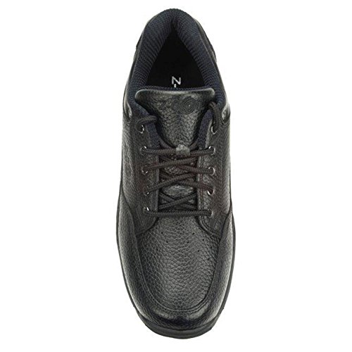 ZCoiL Women's Legend Slip Resistant Enclosed Coil Black Leather Tennis