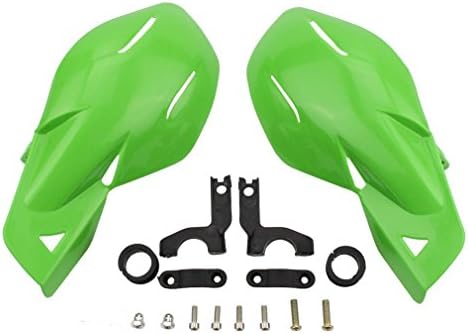 ZEWAN 7/8" Handlebar Hand Brush Guards Protector Handguards Assy for Honda Kawasaki Yamaha Suzuki Motocross Motorcycle Off-road Pit Dirt Bike ATV (Green)