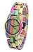 FunkyTop Women's Wooden Watch Bamboo Analog Quartz Lightweight Handmade Wrist Watch