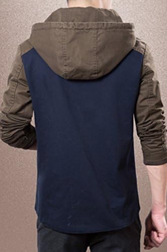 Amazon 春 秋 メンズ ジャケット アウター パーカー 16 冬 海外 スリム 春 秋 黒 ブラック 青 ブルー 緑 グリーン ベージュ 4色 M ネイビー 並行輸入品 コート ジャケット 通販