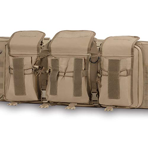 HUNTSEN Tactical Double Long Rifle Pistol Gun Bag Firearm