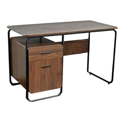 パソコンデスク 幅118cm デスク 机 ワークデスク 学習デスク Amazon