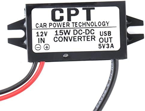 Qulable Car Auto Charger DC Converter Module 12V To 5V 3A 15W With Micro USB Cable