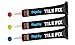 MagicEzy Tile Fix Repair Kit - Fast Crack Repairs for Porcelain Tiles – Red, Yellow and Blue Kit