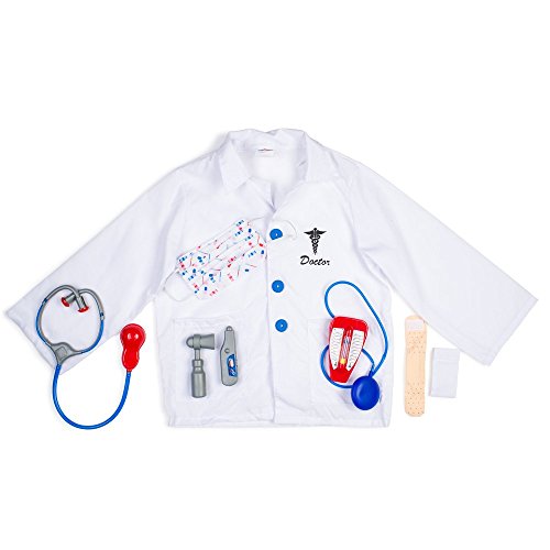Dress Up America Kids Doctor Role Play Dress Up Set 3-7 Years
