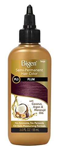 Bigen Semi-Permanent Haircolor #Pl3 Plum 3 Ounce (88ml)