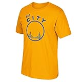 Golden State Warriors Vintage The City Logo Adidas Gold T Shirt