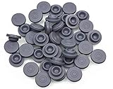 Self Healing Injection Port(100 peices) 13mm Rubber Bottle Stoppers (Steam Sterilization safe) for Sealing 1/4 inch or 7mm opening