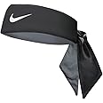 Nike Reversible Cooling Head Tie with Dri-Fit - Unisex (Black/Grey)
