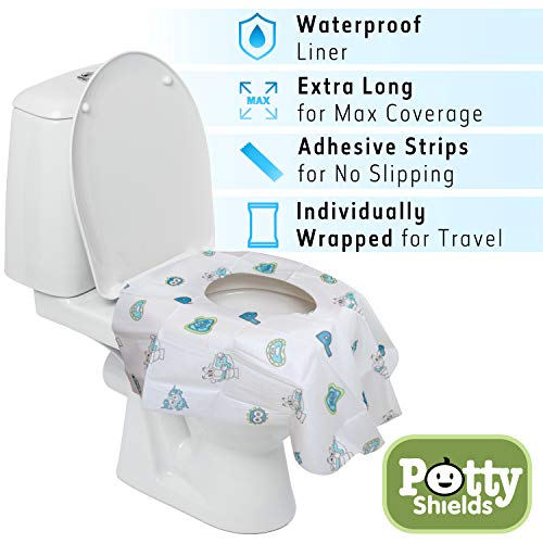 Disposable Hygienic Potty Seat Covers Individually Wrapped Toilet Seat