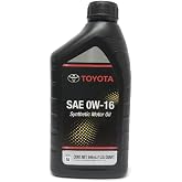 Genuine Genuine Toyota 0W16 Synthetic Oil 1qt 00279-16QTE