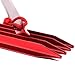 Sportneer 10x Tent Stakes Heavy Duty pegs with Carrying Pouch, Red
