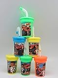 ONE STOP 6 Blaze and The Monster Machines Stickers Birthday Sipper Cups with lids Party Favor Cups
