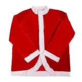 Besteamer Santa Claus Christmas Suit Costume Set For Party Cosplay Red