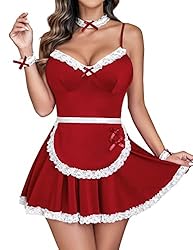 Avidlove Women's Maid Costume Cosplay Lingerie