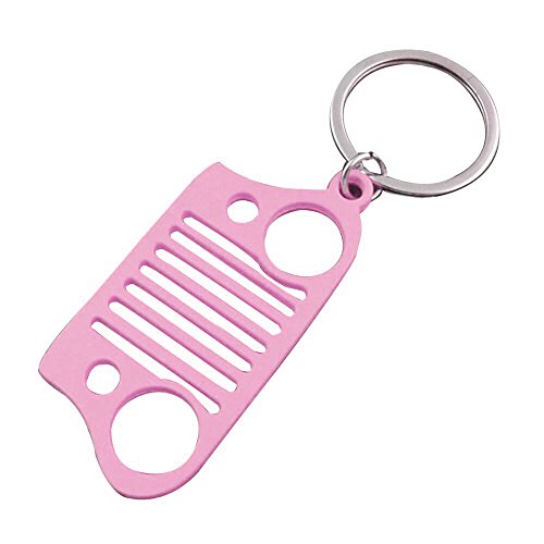 4 EVAPLUS+Keychain+Accessories+Enthusiasts+Jeep+Stainless