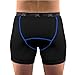 Woolx Men's Dailys Merino Wool Boxer Briefs - Knock Out Odor & Sweat - Lightweight & Breathable, Black Cobalt, Large