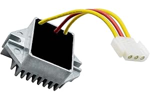 JEAYEAN Voltage Regulator 691573 808297 Compatible with Most Briggs and Stratton 294000 303000 305000 350000 351000 Engines with 20 Amp Charging System