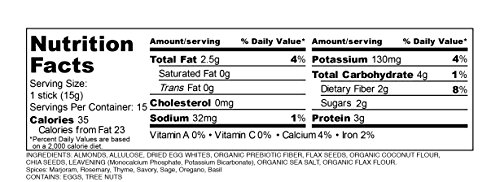 KNOW Foods Gluten Free Breadsticks, 240 Gram - Thumbnail 5