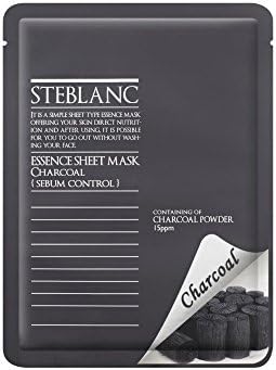 [STEBLANC] Essence Sheet Mask [Charcoal] (Set10) Whitening