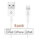 Spigen C10LS Apple Certified Lightning to USB Cable Three Pack 3.3 Feet (1 Meter) for Apple iPhone X / 8/8 Plus / 7/7 Plus / 6S / 6S Plus & More