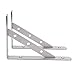 Amarine Made Pair of Stainless Steel Heavy Duty Shelf Brackets,8