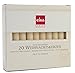 Eika 20 Pieces Christmas Tree Candle Set Made in Germany High 10.5 Cms, ø 1.25 Cms Champagne