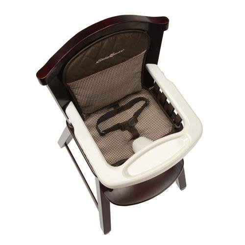 eddie bauer high chair cherry wood