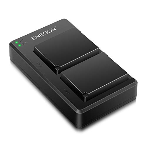 NP-W126S NP-W126 Batterie de Rechange (2 Paquets) et Chargeur Double USB pour Fujifilm NP-W126S NP-W126 et Fuji FinePix HS30EXR HS35EXR HS50EXR X-A1 X-E3 X-T3 XT-30 X-T100 et Plus de caméras