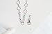 Christina Arabesque Womens Lanyard with Green and Taupe Stones (Silver)