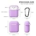 AirPods Case – BLUEWIND AirPod Case Silicone Cover 2019 Newest 360° Protective Cases Compatiable with Apple AirPods 2nd/1st (Light Purple)thumb 4