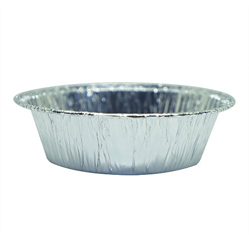 MYStar 4" Disposable Aluminum Foil, Mini Pie/Tarts Baking Cups, Pack of