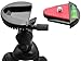 Xit XT12FLXTR 12-Inch Flexible Tripod with Flexible, Wrapable Legs, Quick Release Plate and Bubble Level (Red/Black)