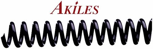 Akiles Spiral Coil Binding Spines 18mm (11/16 x 36-inch) 4:1 (pk of 100) Black