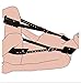 Sex Restraining Straps Leather Adjustable Padded Thigh & Neck Kit BDSMS Restraints Straps Support Strap SM Sex Bondage Open Leg Bondag Restraints Harness Sling Strap for Women&Men Couple