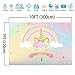 Mehofoto Unicorn 1st Birthday Backdrop Unicorn Rainbow Cloud Photography Background 7x5ft Vinyl Baby Girl First Birthday Party Banner Backdrops