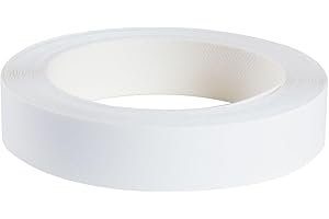 Edgemate 13/16" White Melamine Iron-On Edge Banding Tape (25 Feet) Pre-Glued with Hot Melt Adhesive | By Outwater
