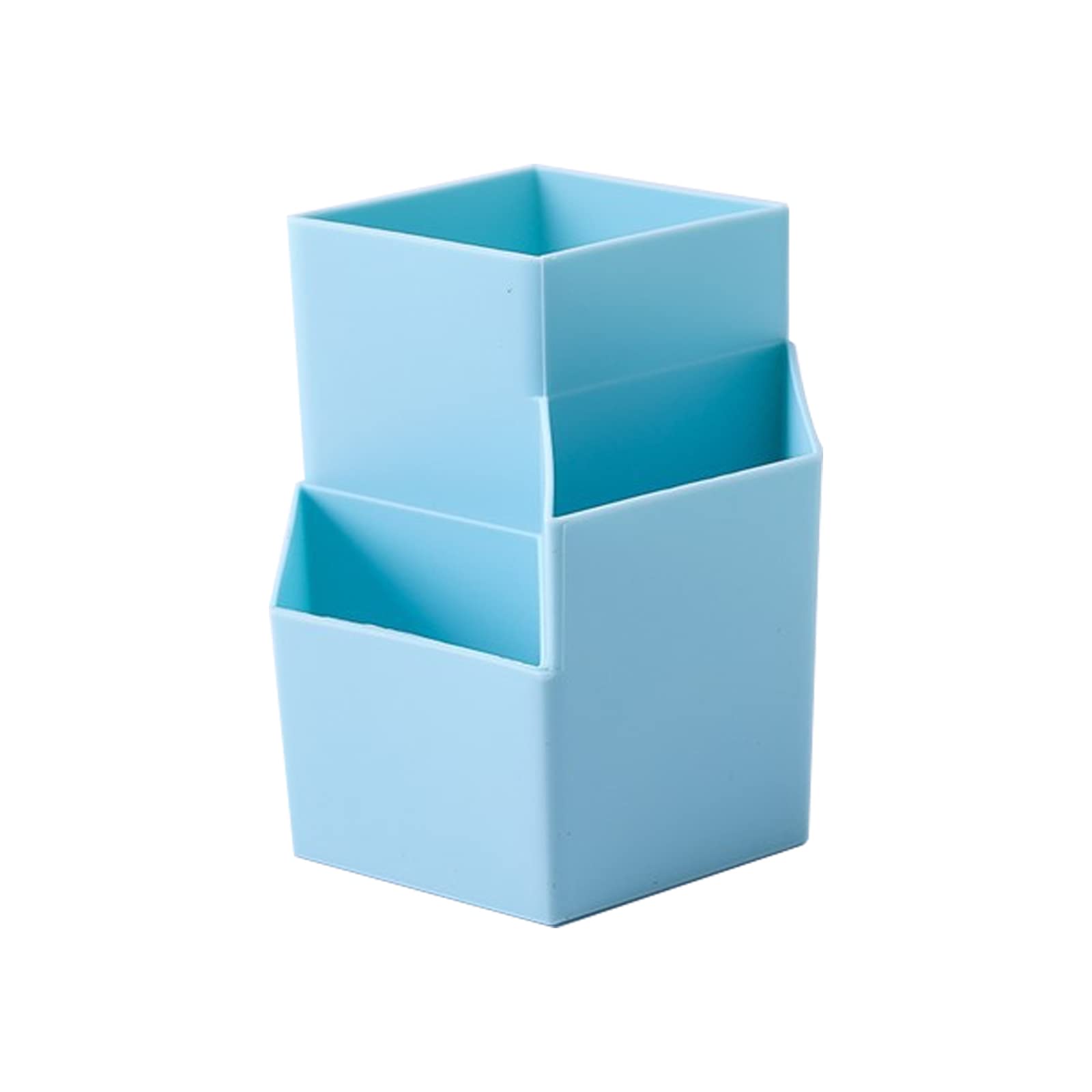 NA Pen Organizers Pencil Holder Multifunctional pen holder，Pot Plastic Pen Holder for Office Supplies,Cosmetic brush storage box，Stationery, Desk Decoration，Pen/Pencils