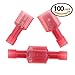 Hilitchi 100pcs 22-16 Gauge Nylon Quick Splice Fully Insulated-Female / Male Spade Terminals Electrical Wire Connector Kit (22-16 A.W.G)