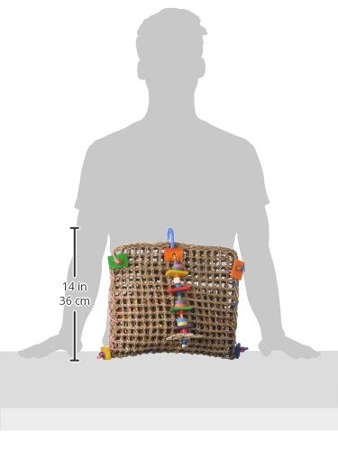 Super Bird Creations 14 by 13-Inch Foraging Pouch Bird Toy, Large