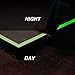 32.8 ft x 1 inch Glow in The Dark Tape - Luminescent Emergency Roll/Luminous Photoluminescent Safety Egress Markers Stairs, Walls, Steps, exit Sign.