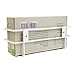 FMP Brands Single Glove Holder for Wall Mount, Wire Rack Disposable Napkin Gloves Box Holder, White Durable Metal Organizer Dispenser for Food Service, Lab, Office, Home, and Garage