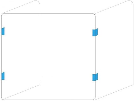 Amazon Co Jp 環境にくしゃみを防ぐ保護カバー 3面にプレキシガラスのシールド 透明アクリルu字型折りたたみ式ダイニングテーブルディバイダー 幼稚園の食堂用 ホーム キッチン