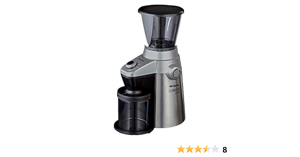 Ariete 3017 - Molinillo eléctrico de café profesional (15 niveles de  molido, 150 W), color plata : Amazon.es: Hogar y cocina