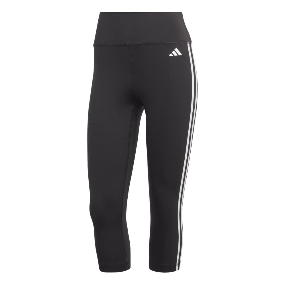 adidas Women's Tights Train Essentials 3-Stripes High-Waisted 3/4 Leggings