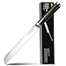 Serrated Bread Knife for Homemade Bread Cutter Cake Slicer Professional 8 Inch Stainless Steel Kitchen Loaf Cutting Knife Chef Baking Tool (DJ004)