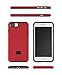 iPhone 8 Plus Case, iPhone 7 Plus Case, Slim Shock-Absorbing Modern Slim Non-Slip Grip Cell Phone Cases for Apple iPhone 8/7 Plus (Red)
