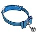 SPHTOEO Blue Cat Pet Collar kitten Velvet Bow Tie Neck Safety Bowtie With Bell